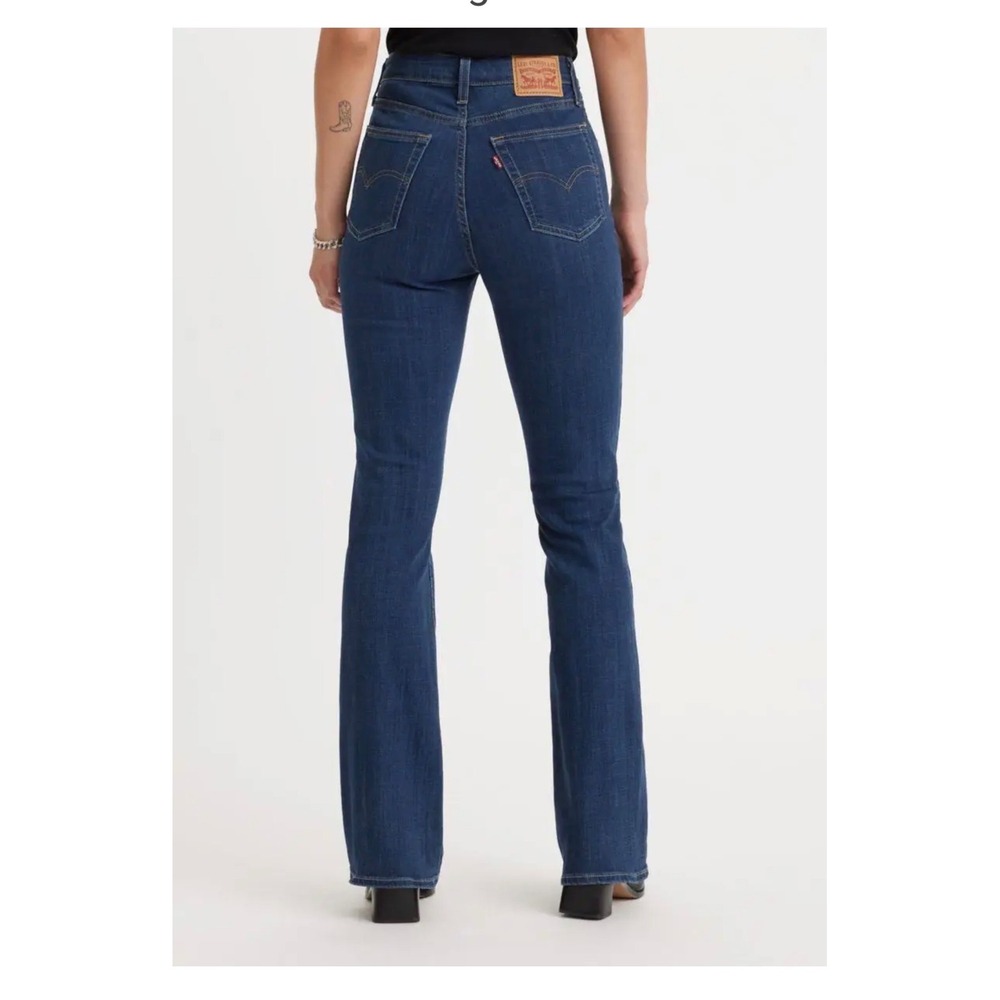 Levi's Jeans Women 28 Blue 725 High Rise Bootcut Dark Wash Denim Pants